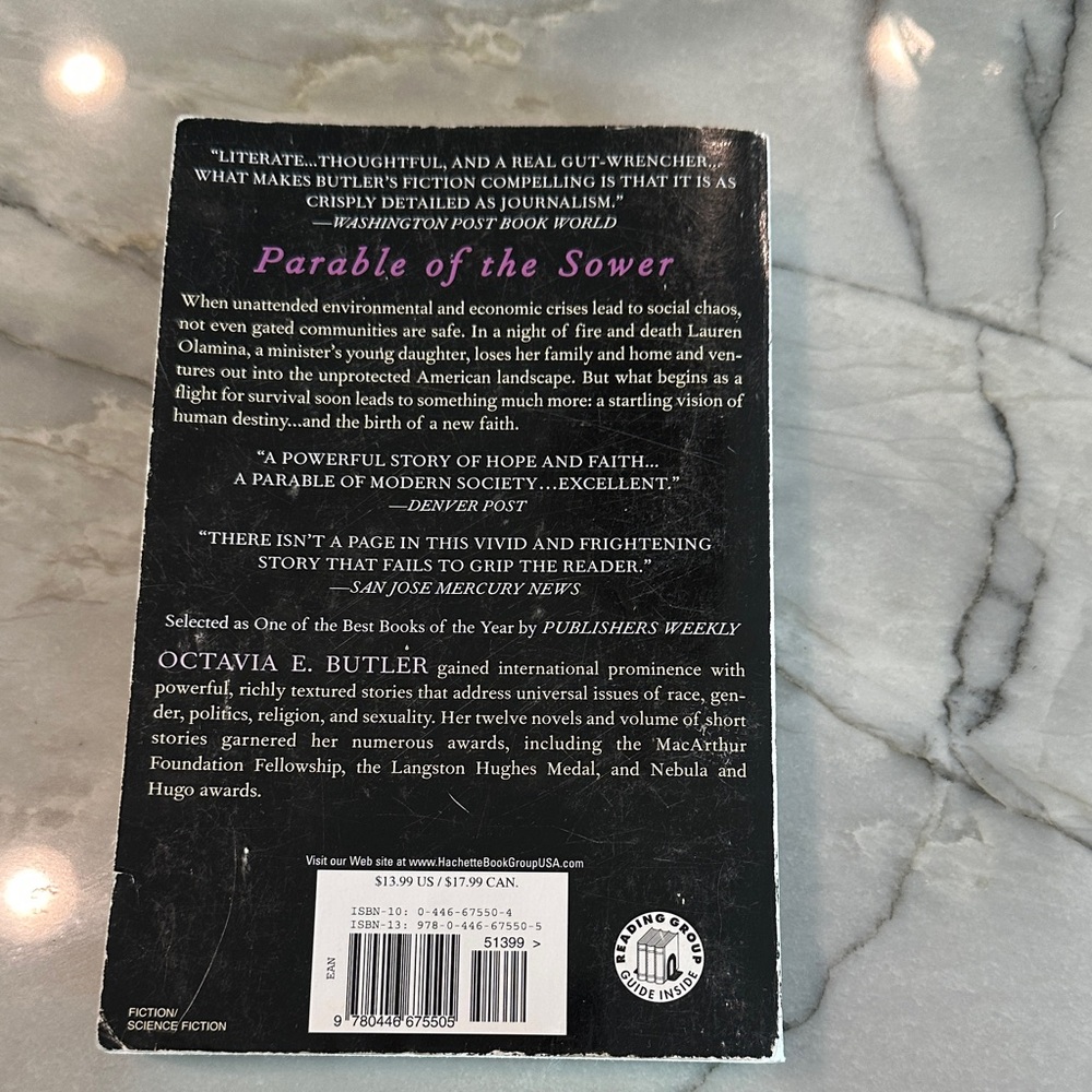 Parable of the Sower by Octavia E. Butler - Picture 2 of 3